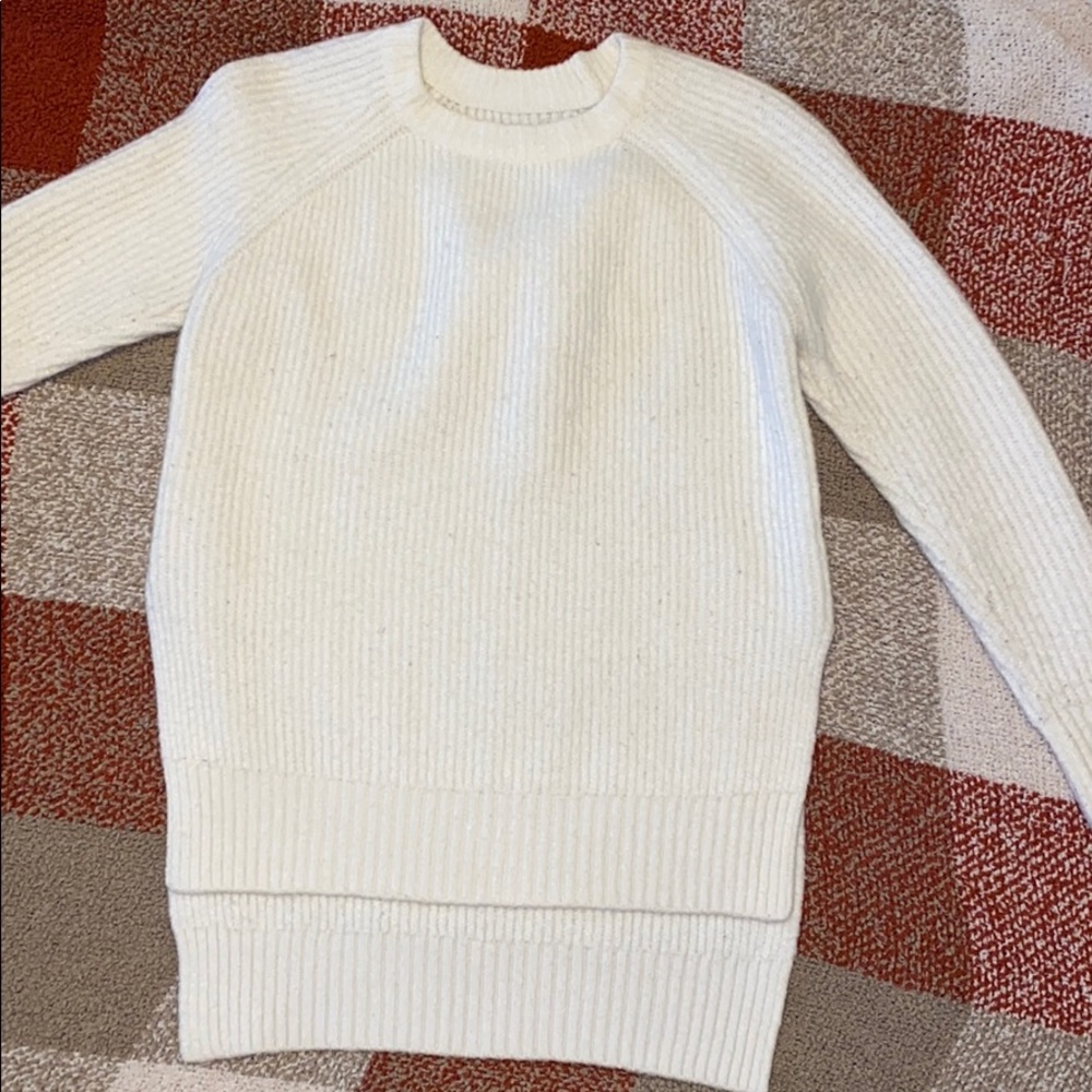 Knitted Hi-Lo Sweater